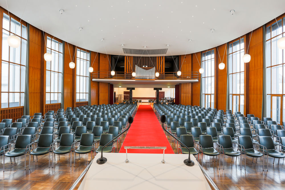 Die Aula der Universität Freiburg.