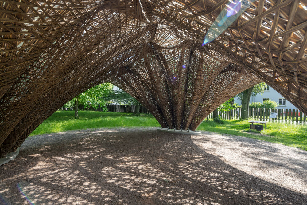 livMatS Pavillon im Botanischen Garten der Universität Freiburg-