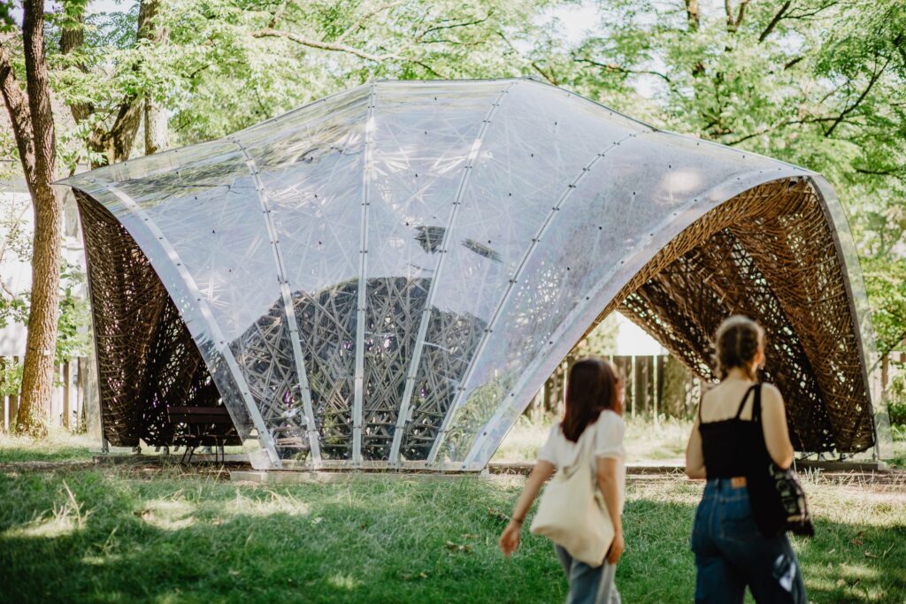 livMatS Pavillon im Botanischen Garten