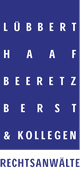 Text: "Lübbert, Haaf, Beeretz, Berst & Kollegen Rechtsanwälte"