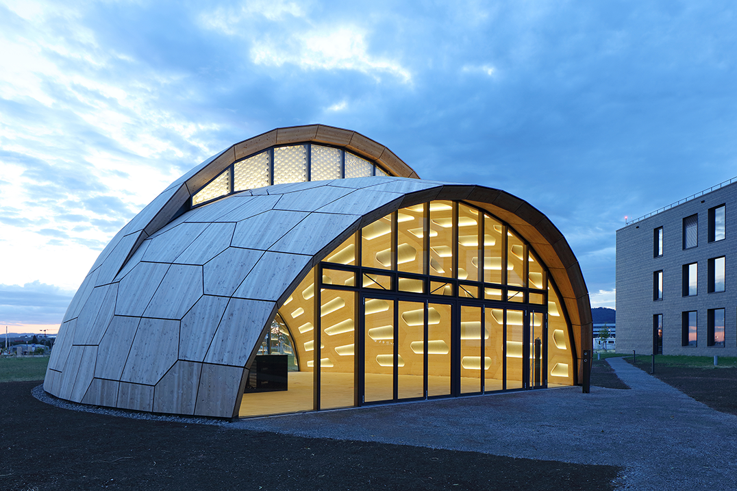 The liVMatS shell on the campus of the Faculty of Engineering