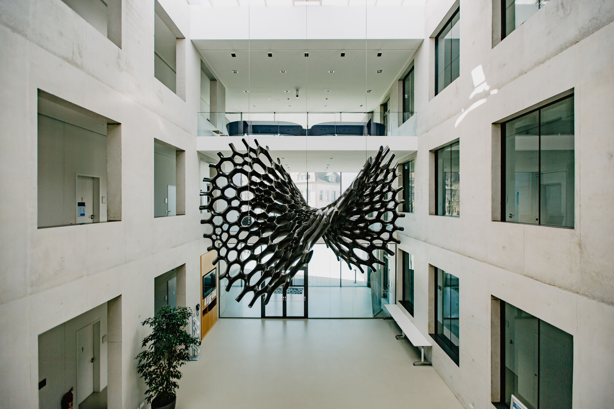 A work of art in the entrance hall of the Faculty of Engineering