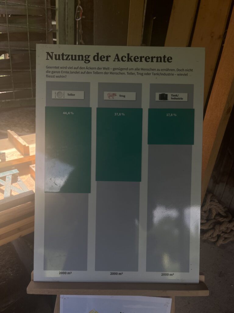 Weltacker - Nutzung der Ackerernte