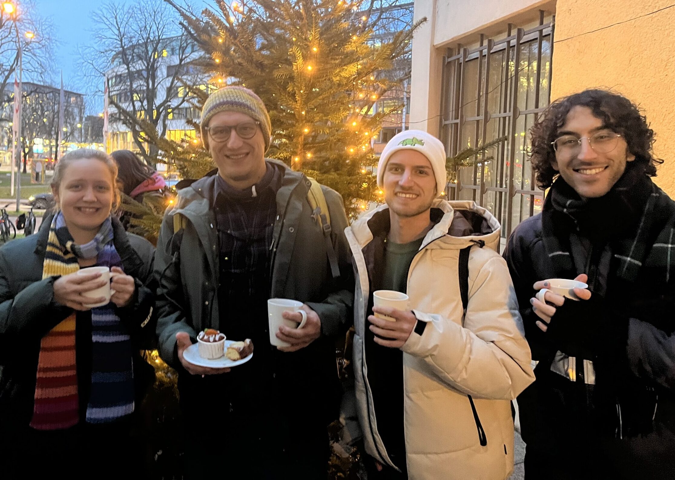 Studentisches Nachhaltigkeitsbüro Teamfoto Weihnachtsfeier