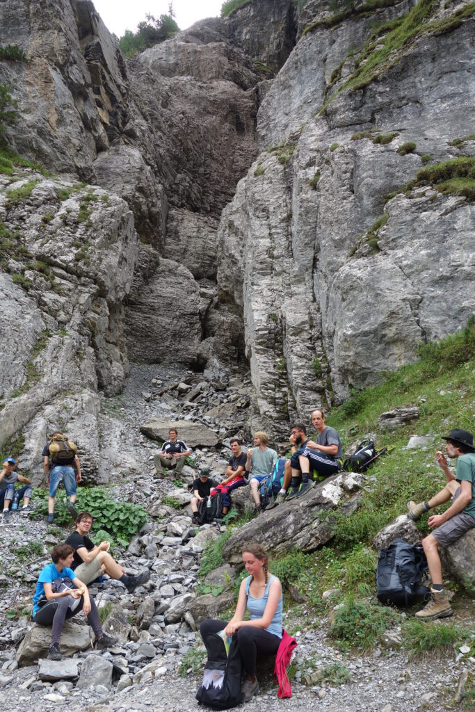 Semiar Balmhornhütte Gruppenfoto