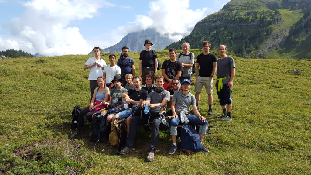Semiar Balmhornhütte Gruppenfoto