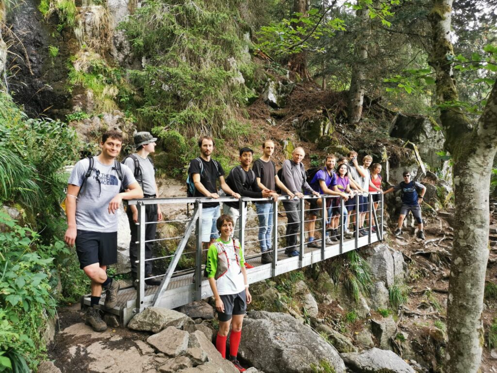 Gruppenfoto Ausflug Sentier des Roches