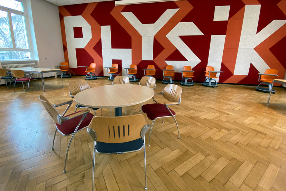 Lesesaal Bibliothek Physikalisches Institut Uni Freiburg