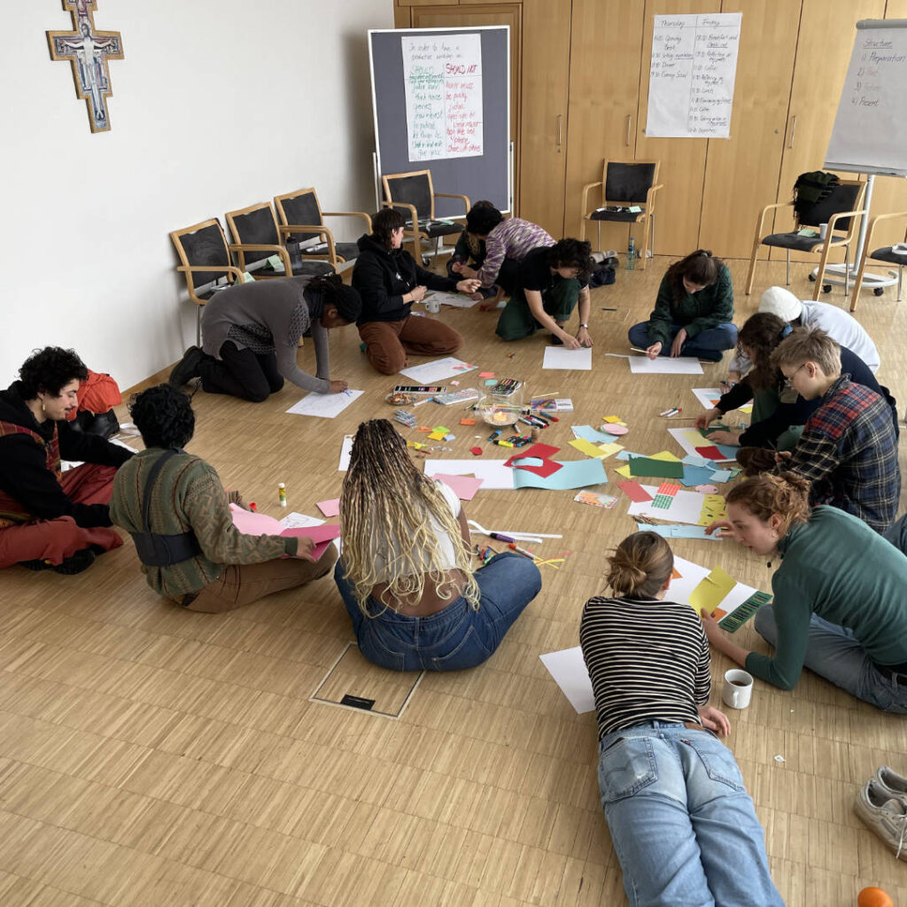 Students working together at the interdisciplinary "Big Picture" workshop 2025.
