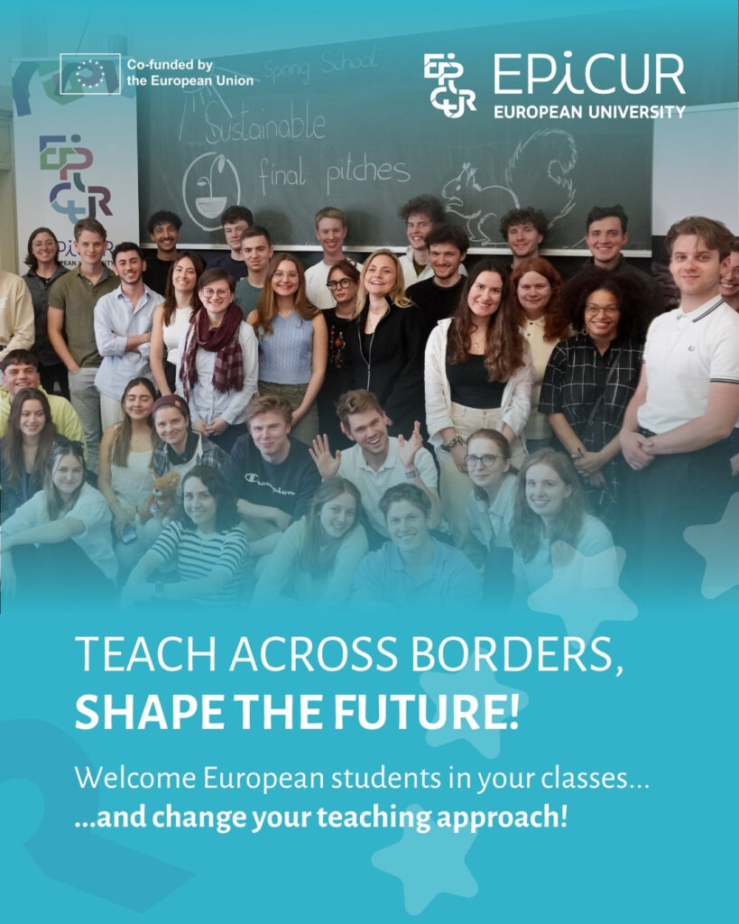 Poster announcing the EPICUR Call for Course Proposals 2025/2026.