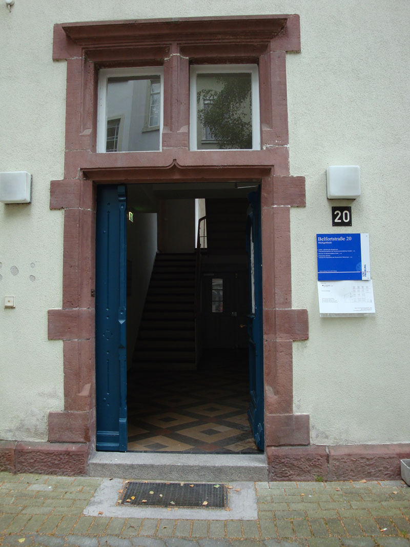 Eingang Belfortstr. 20