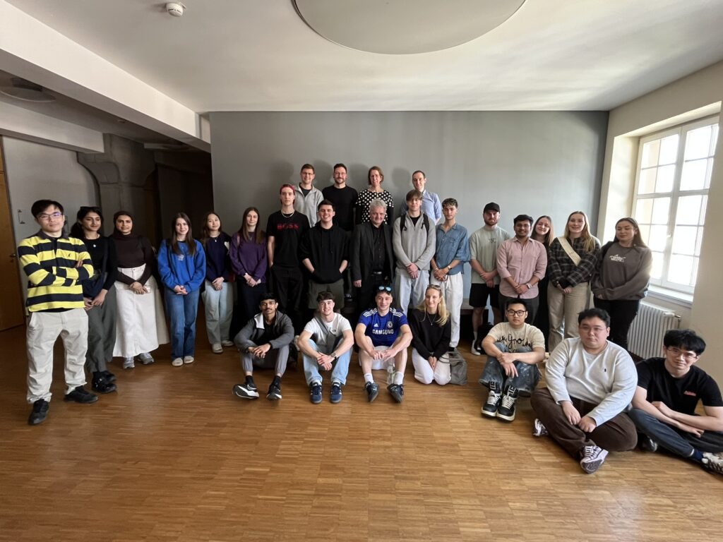 Studierendengruppe aus UK Reading