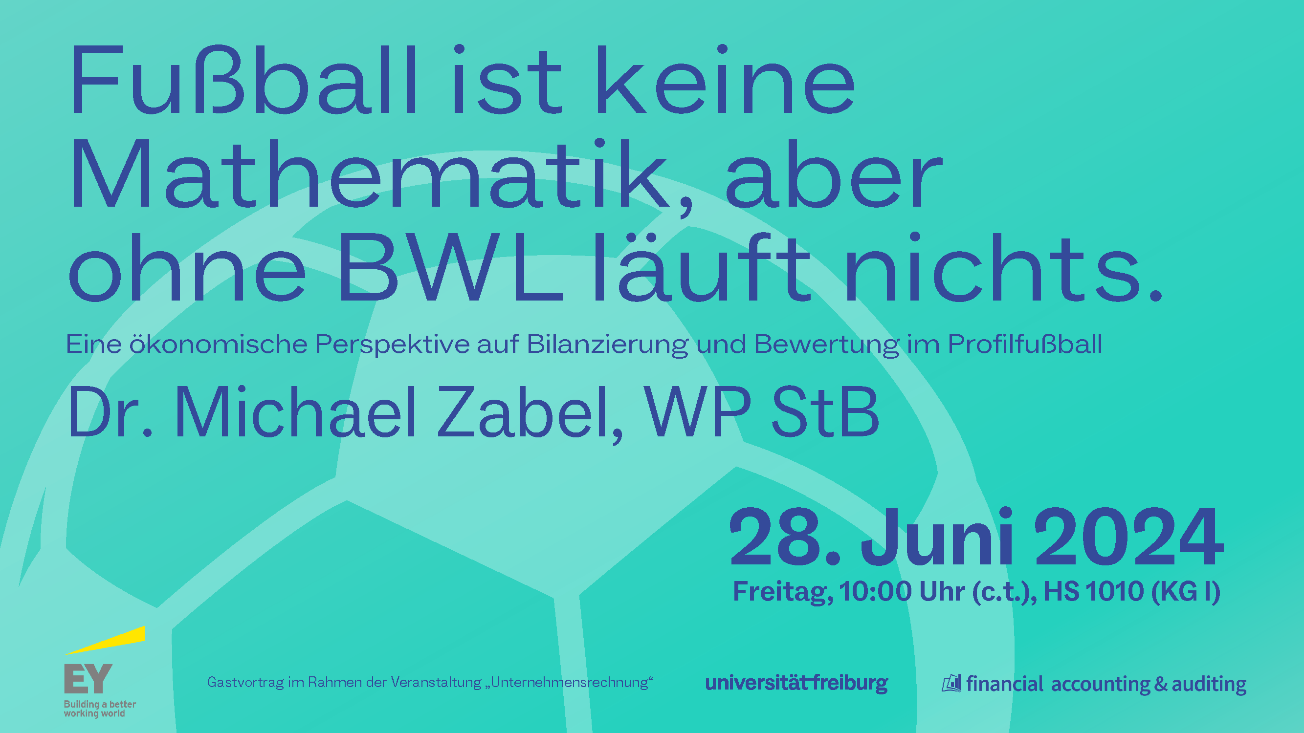 Ankündigung des Gastvortrag von Michael Zabel