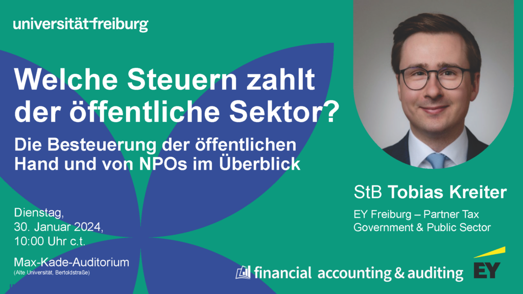 Ankündigung des Gastvortrags von Tobias Kreiter