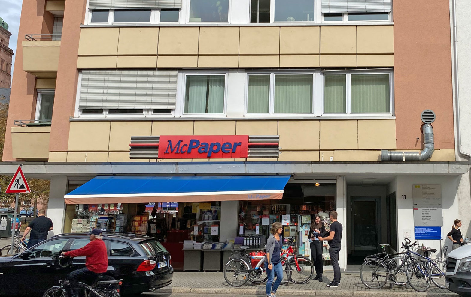 Das Universitätsgebäude in der Rempartstraße 11