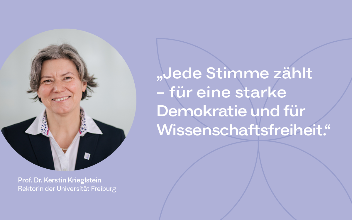Wahlaufruf Rektorin zur Bundestagswahl 2025