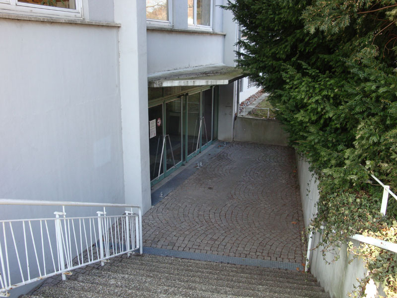 Nebeneingang Rektorat, Friedrichstraße, Ecke Katharinenstraße