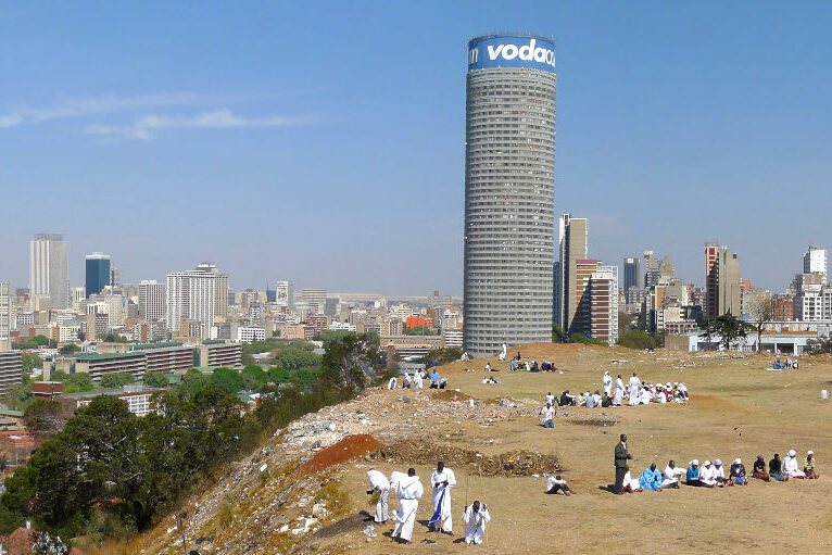 Landschaft in Afrika.