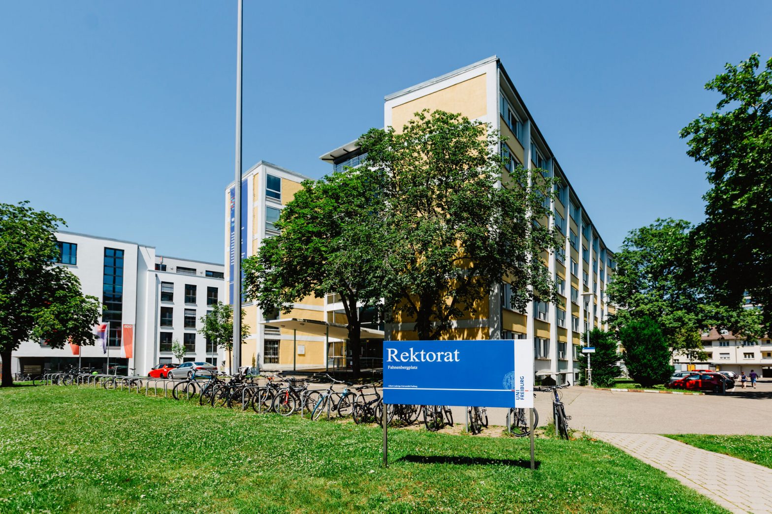 Ansicht des Rektoratsgebäudes in der Friedrichstr. 39